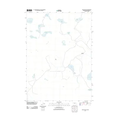 2011 Map of Hog Island, 2011 Print