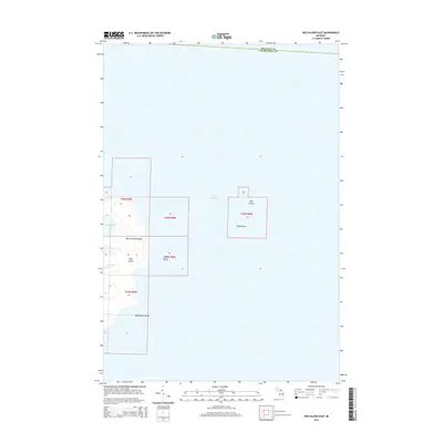 2014 Map of Hog Island East, 2014 Print
