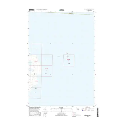 2017 Map of Hog Island East, 2017 Print