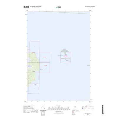 2023 Map of Hog Island East, 2023 Print
