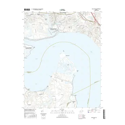 2016 Map of Hog Island, 2016 Print