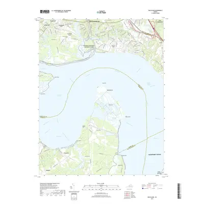 2019 Map of Hog Island, 2019 Print