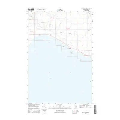 2014 Map of Hog Island Point, 2014 Print