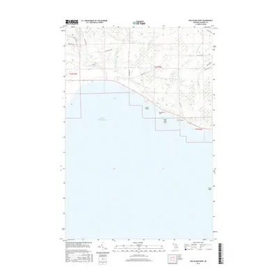 2017 Map of Hog Island Point, 2017 Print