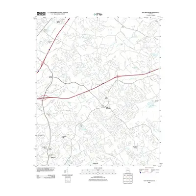 2011 Map of Hog Mountain, 2011 Print