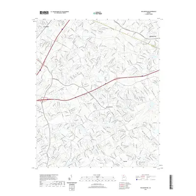 2020 Map of Hog Mountain, 2020 Print