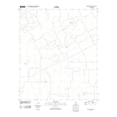 2010 Map of Hog Mountain, 2010 Print