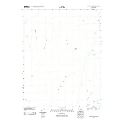 2010 Map of Hog Ranch Canyon, 2010 Print