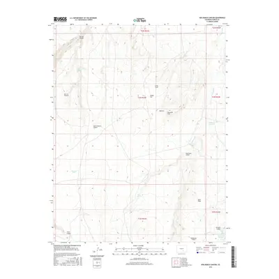 2016 Map of Hog Ranch Canyon, 2016 Print