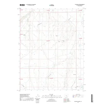 2019 Map of Hog Ranch Canyon, 2019 Print