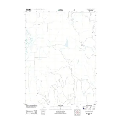 2012 Map of Hog Valley, 2012 Print