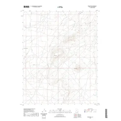 2020 Map of Hogan Mesa, 2020 Print