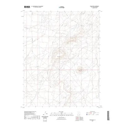 2023 Map of Hogan Mesa, 2023 Print