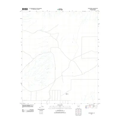 2011 Map of Hogan Well, 2011 Print