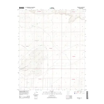 2014 Map of Hogan Well, 2014 Print