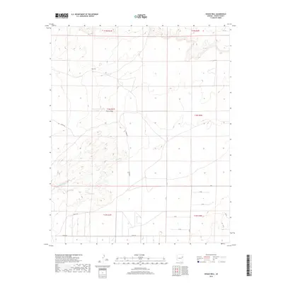2018 Map of Hogan Well, 2018 Print