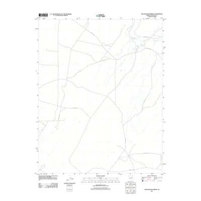 2011 Map of Hogansaani Spring, 2011 Print
