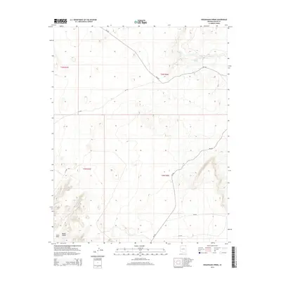 2014 Map of Hogansaani Spring, 2014 Print