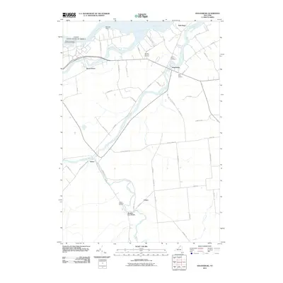 2010 Map of Hogansburg, 2010 Print