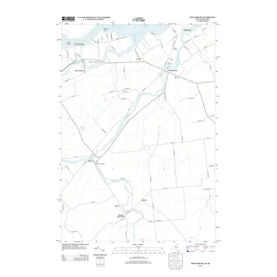 2013 Map of Hogansburg, 2013 Print