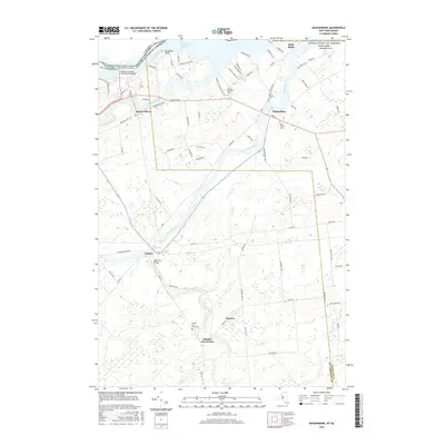 2016 Map of Hogansburg, 2016 Print