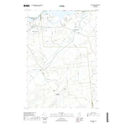 2019 Map of Hogansburg, 2019 Print