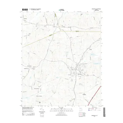 2014 Map of Hogansville, 2014 Print
