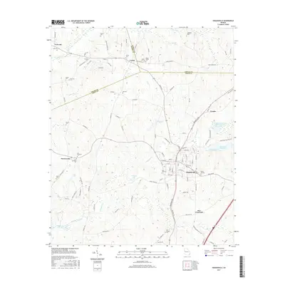 2017 Map of Hogansville, 2017 Print