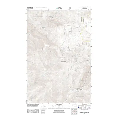 2011 Map of Hogback Mountain, 2011 Print