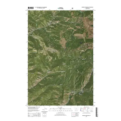 2014 Map of Hogback Mountain, 2014 Print