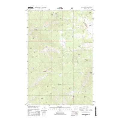 2017 Map of Hogback Mountain, 2017 Print
