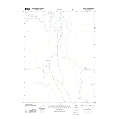 2012 Map of Hogback Ridge, 2012 Print
