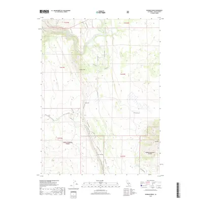 2018 Map of Hogback Ridge, 2018 Print