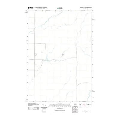 2010 Map of Hogsback Creek, 2010 Print