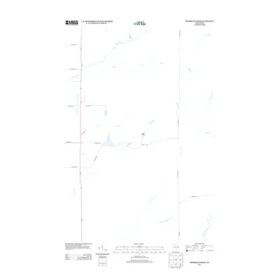2013 Map of Hogsback Creek, 2013 Print