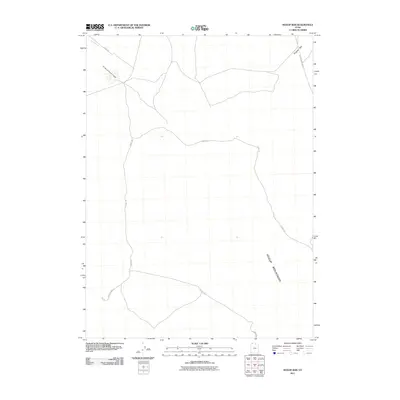 2011 Map of Hogup Bar, 2011 Print