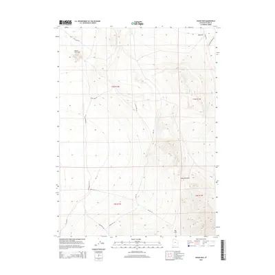 2014 Map of Hogup Bar, 2014 Print