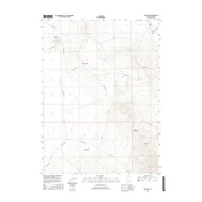 2017 Map of Hogup Bar, 2017 Print