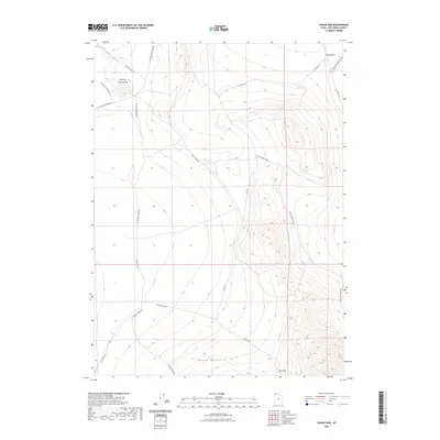 2023 Map of Hogup Bar, 2023 Print