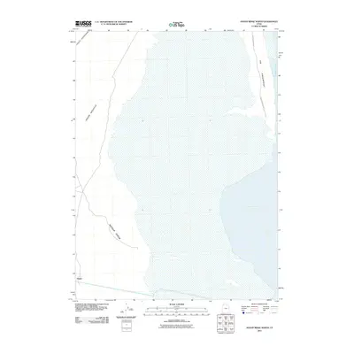 2011 Map of Hogup Ridge North, 2011 Print