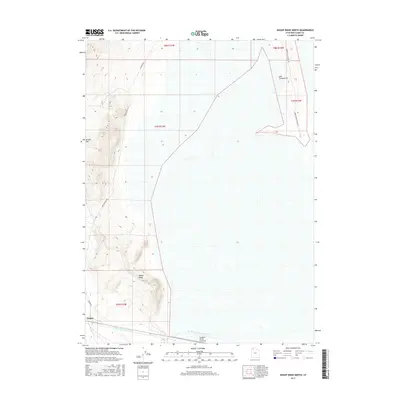 2017 Map of Hogup Ridge North, 2017 Print