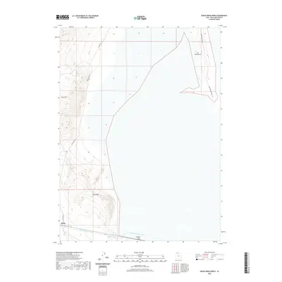 2020 Map of Hogup Ridge North, 2020 Print