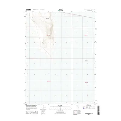 2014 Map of Hogup Ridge South, 2014 Print
