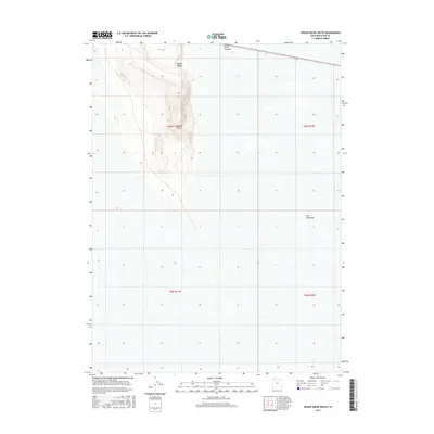 2017 Map of Hogup Ridge South, 2017 Print