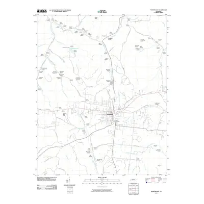 2010 Map of Hohenwald, 2010 Print