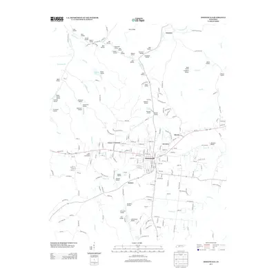 2013 Map of Hohenwald, 2013 Print