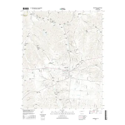 2016 Map of Hohenwald, 2016 Print