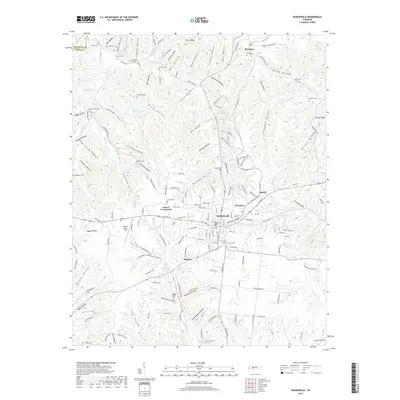 2019 Map of Hohenwald, 2019 Print
