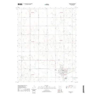 2018 Map of Hoisington, 2018 Print