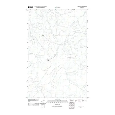 2011 Map of Hoko Falls, 2011 Print
